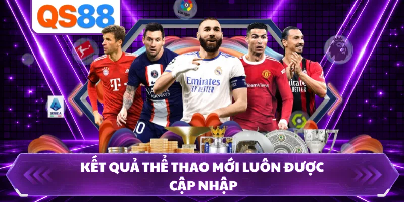 Kết quả thể thao mới luôn được cập nhập